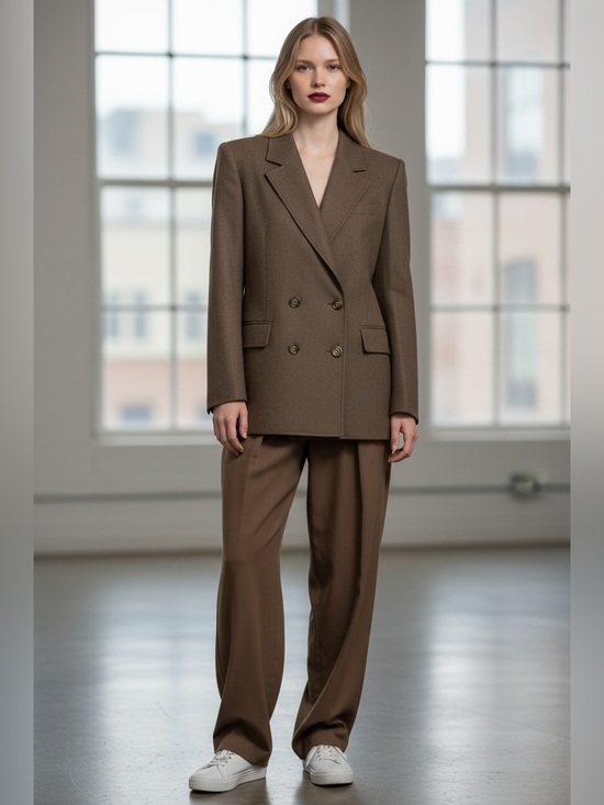 Yves Saint Laurent Jackets & Blazers - Yves Saint Laurent Double-Breasted Jacket